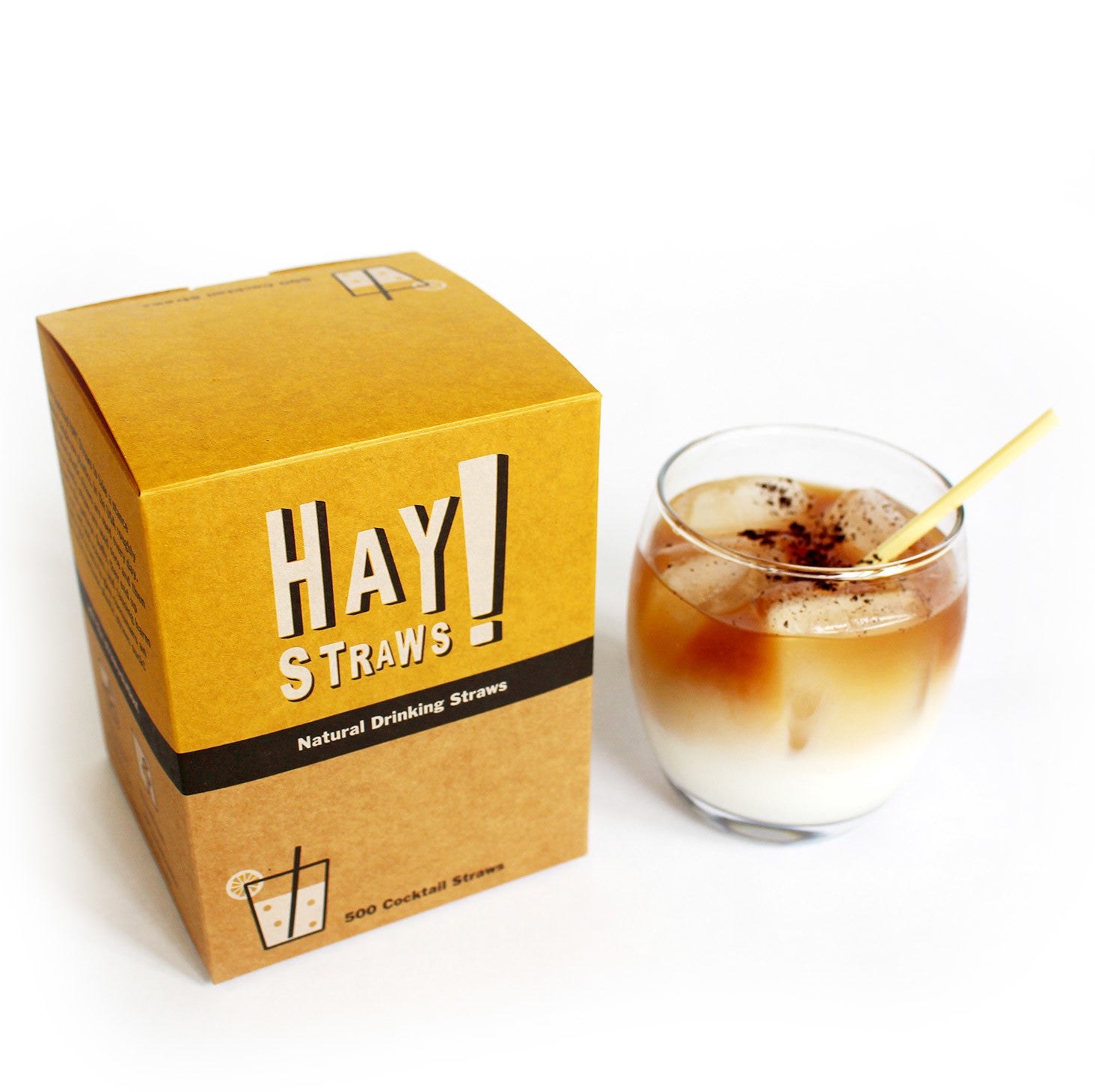 Pailles Cocktail Haystraws 500 Blé