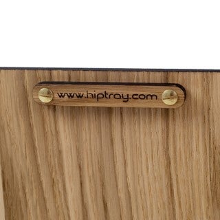 Su logo en el tablero de menú con tira de texto