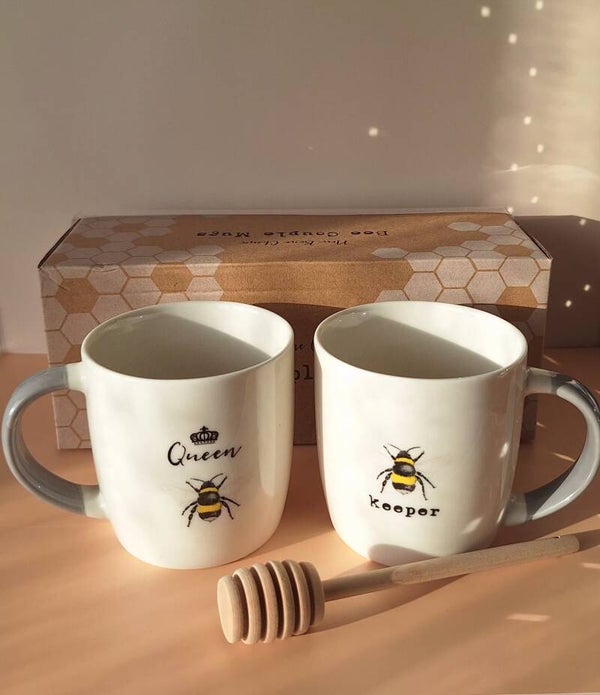 🐝💛 Duo de tasses Queen Bee & Bee Keeper