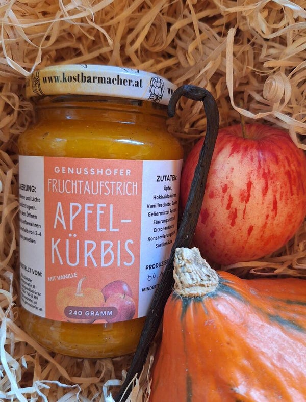 GENUSSHofer Fruchtaufstrich Apfel-Kürbis mit Vanille