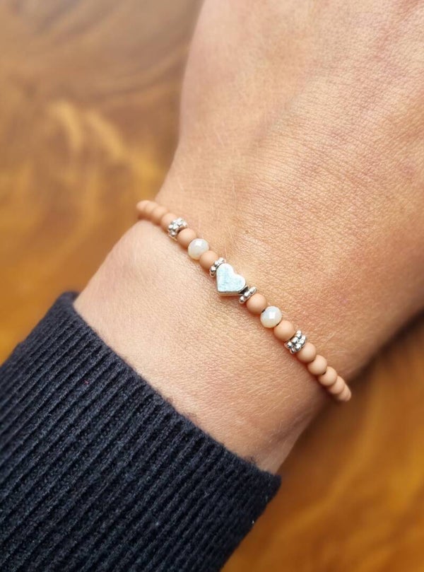 Armband silky - Abrikoos