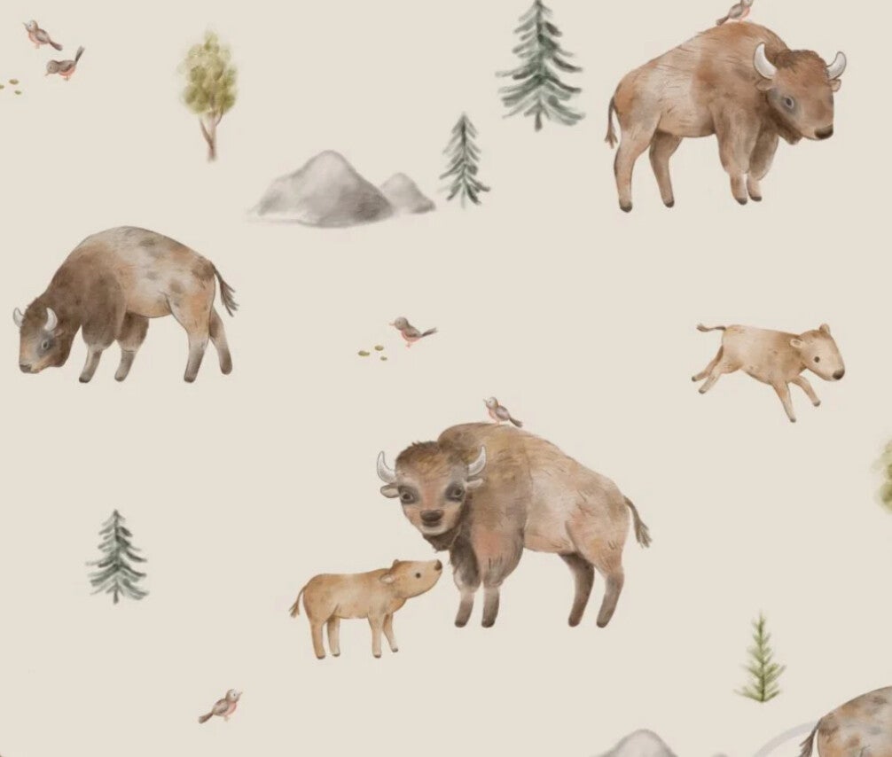 Newborn knoopmutsje - Bison