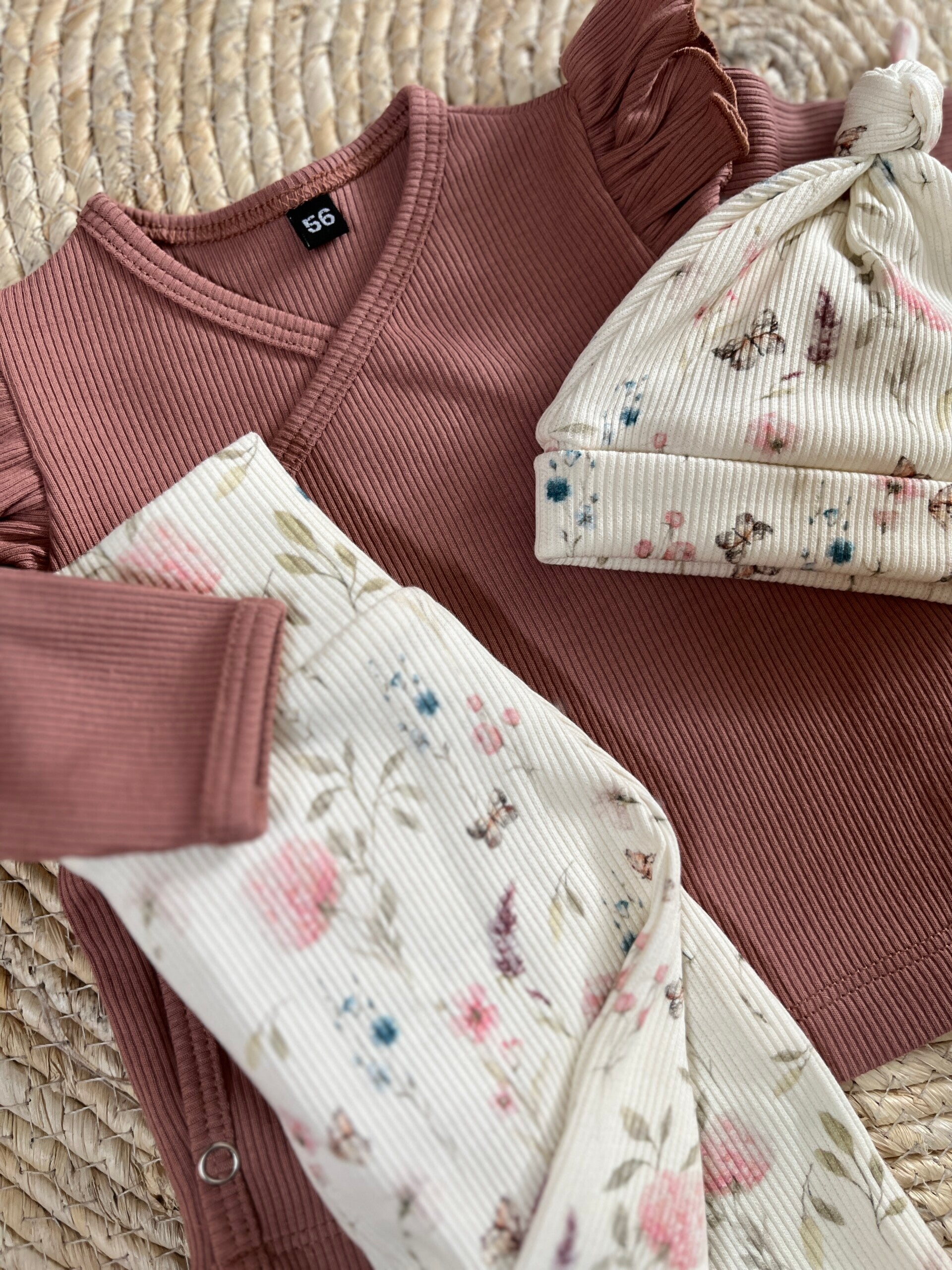 Broekje - zomerbloem rib