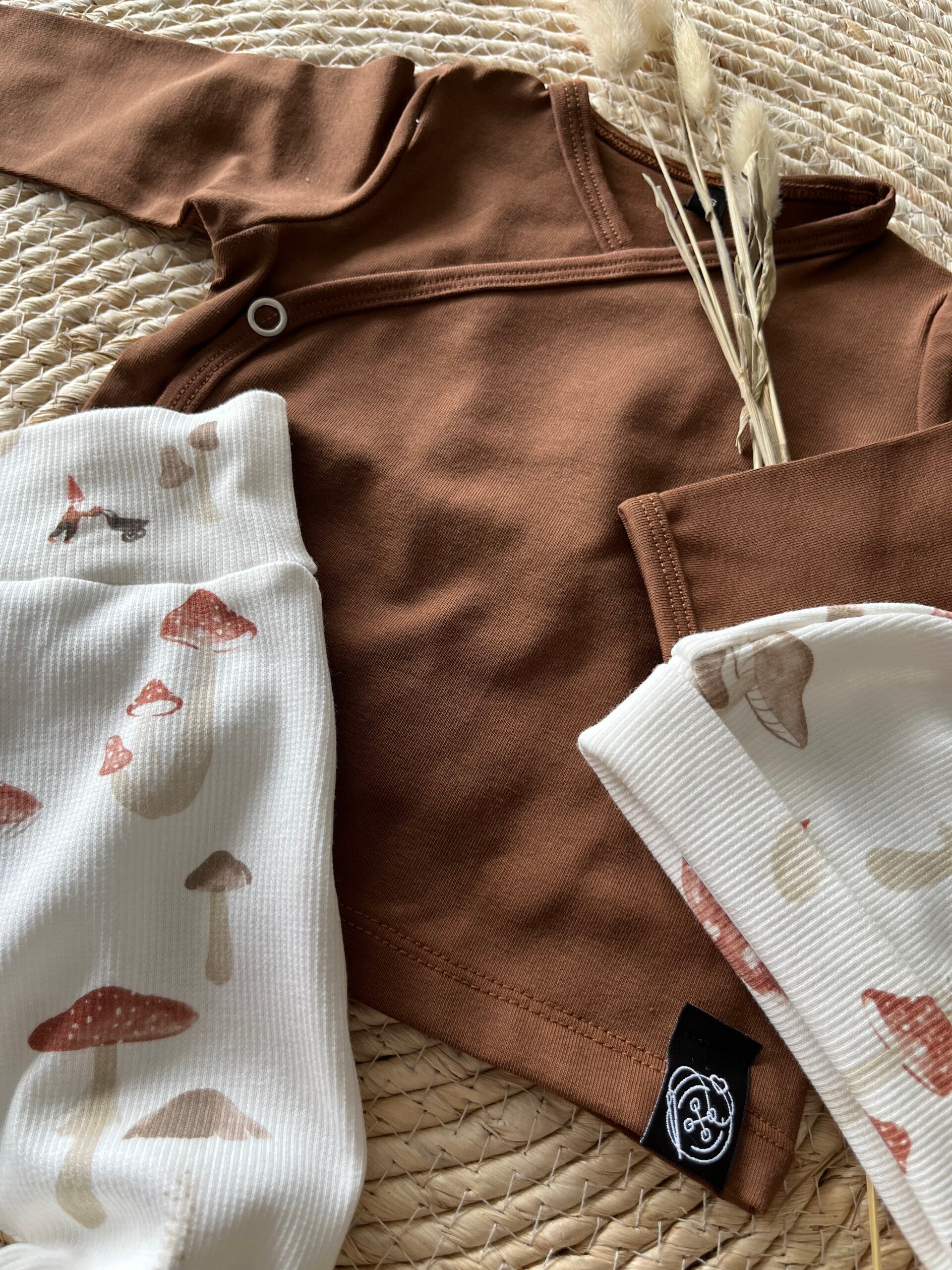 Overslagshirt - Bruin