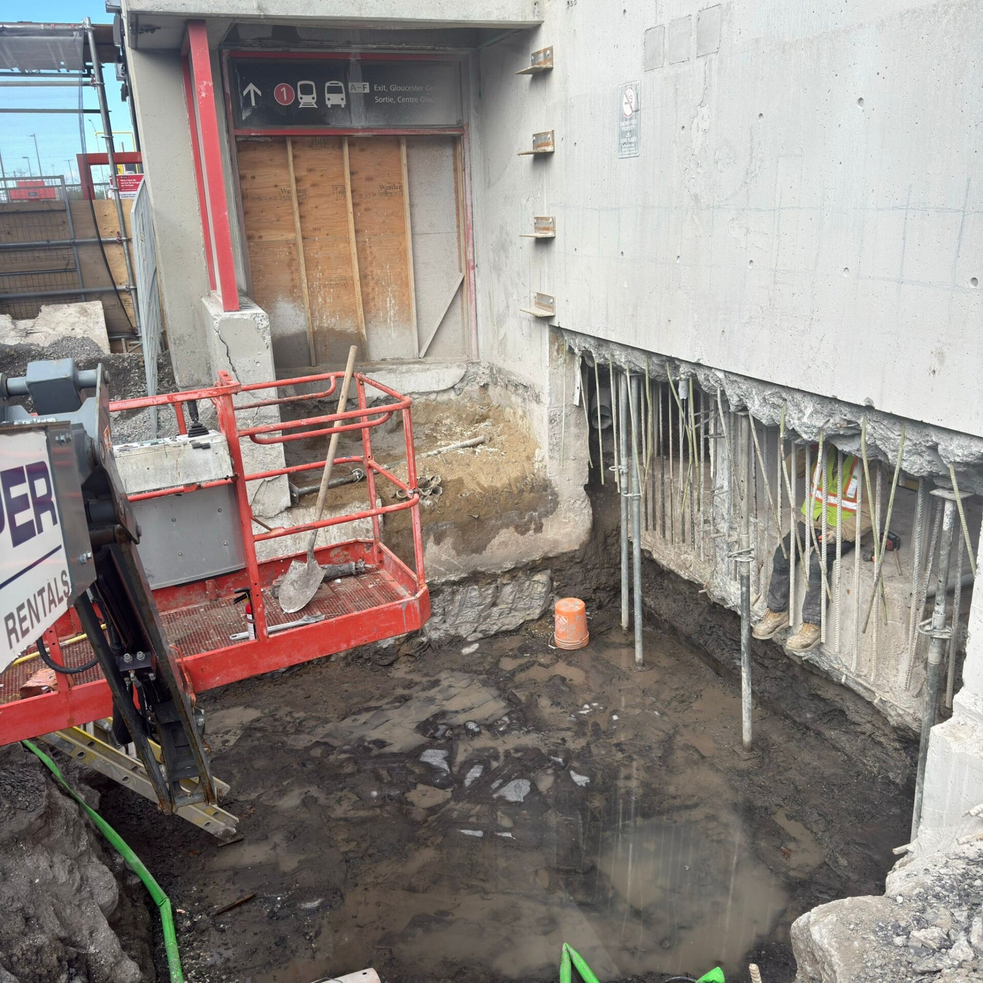 DEMOLITION OF OC TRANSPO 1200 BLAIR STATION OTTAWA