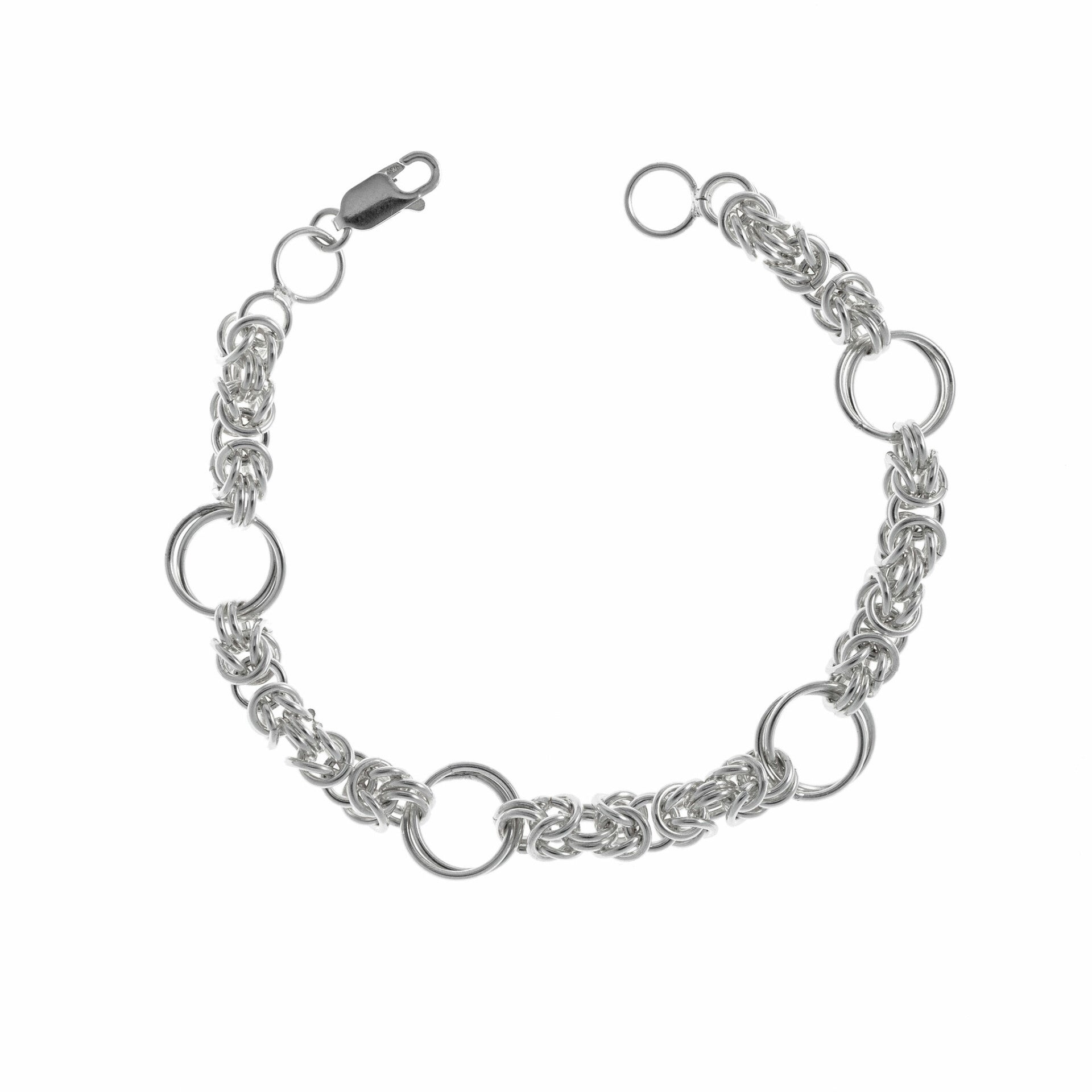 Gebreide armband punto peruano