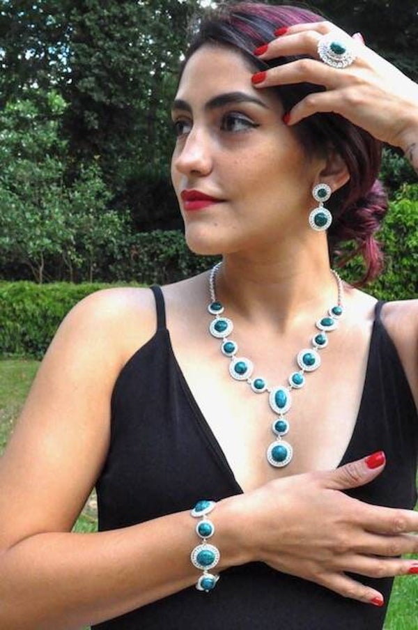 Ethnic silver set