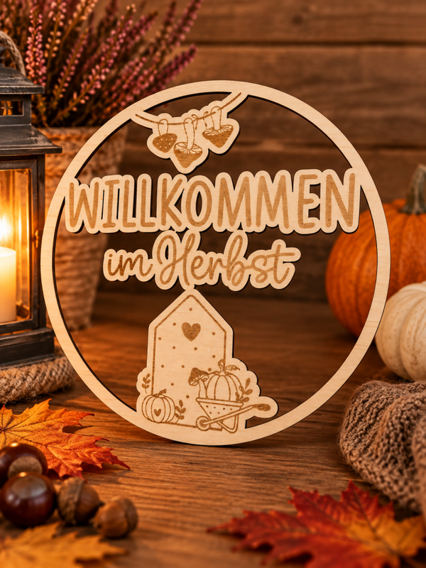 Schild - Herbst