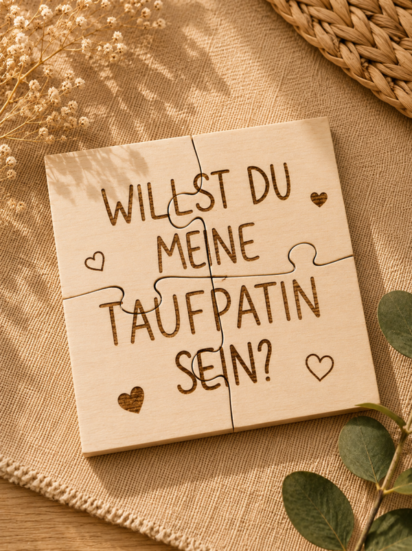 Puzzel - Willst du meine Taufpatin sein?