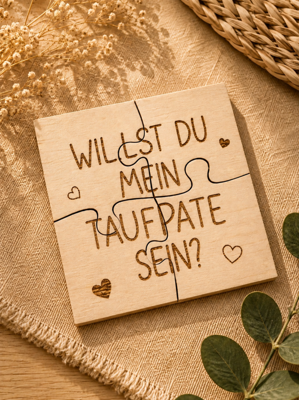 Puzzel - Willst du mein Taufpate sein?