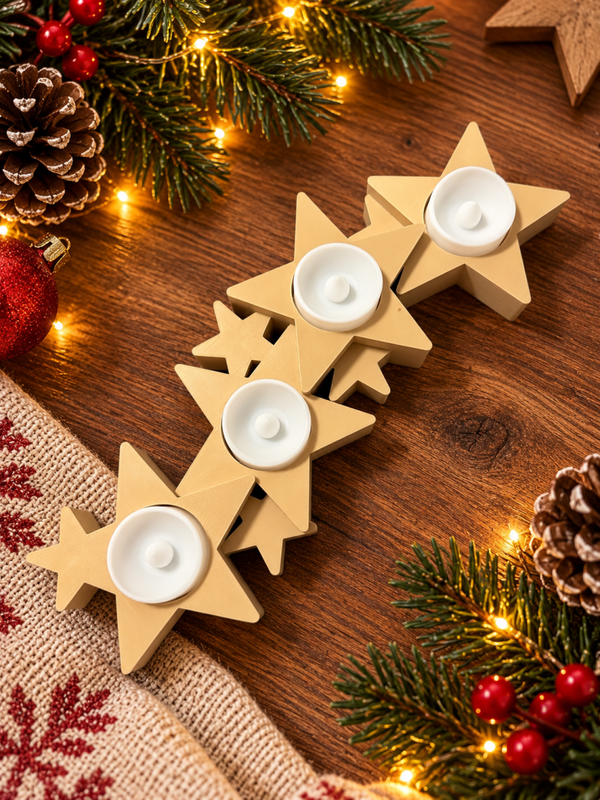 Adventkranz - Sternenform