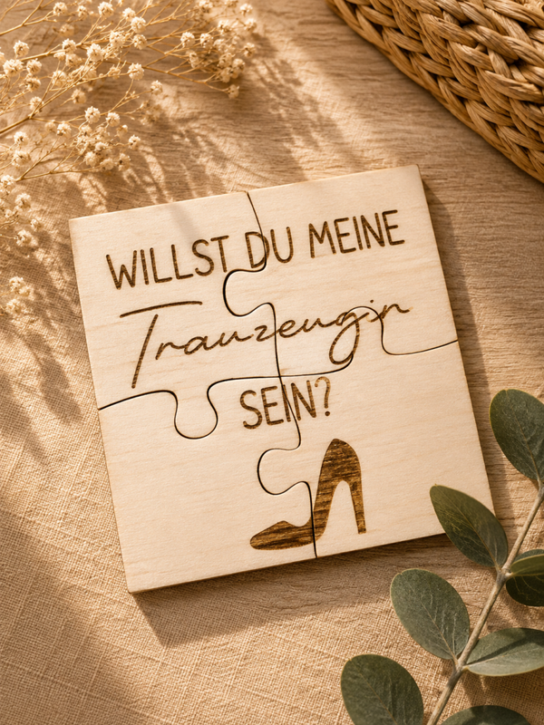 Puzzel - Willst du meine Trauzeugin sein?
