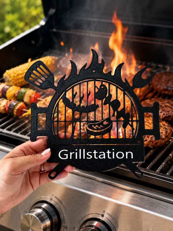 Grillschild - Name
