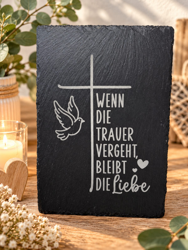 Schieferplatte - Verstorbene