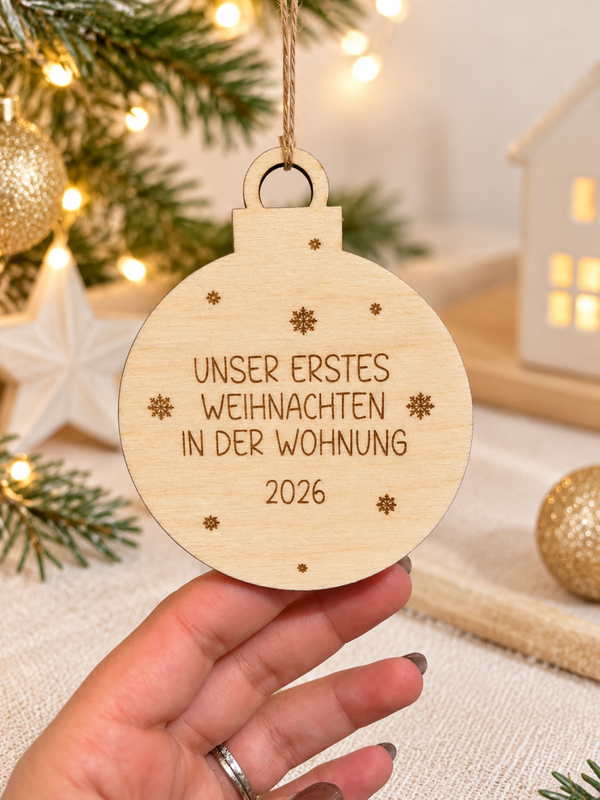 Weihnachtskugel - Wohnung / Haus
