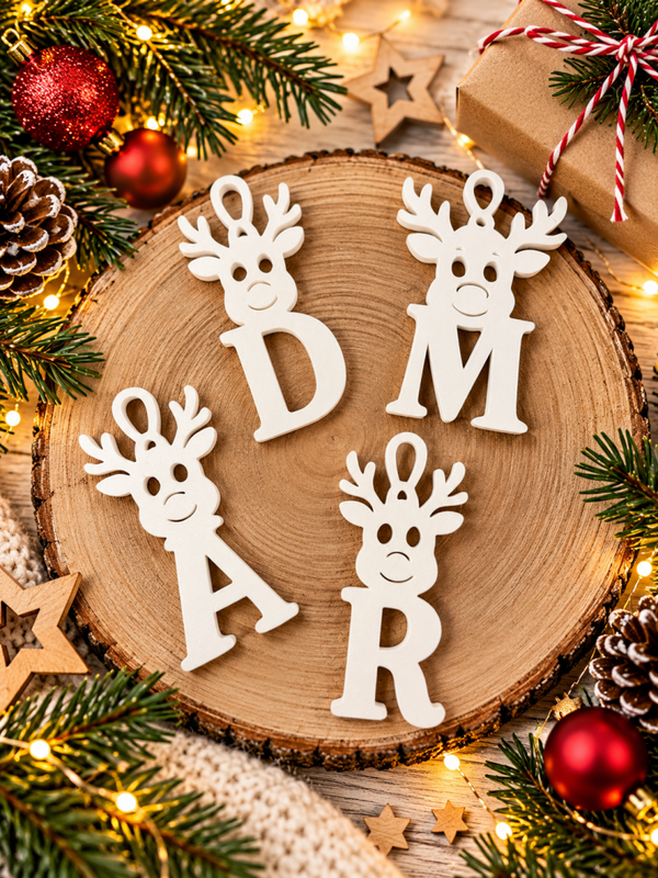 Weihnachtsanhänger - Buchstaben