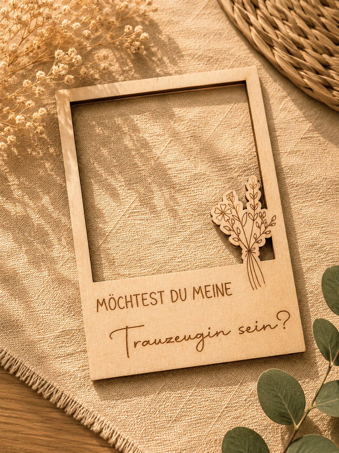 Polaroidrahmen - Möchtest du meine Trauzeugin sein?