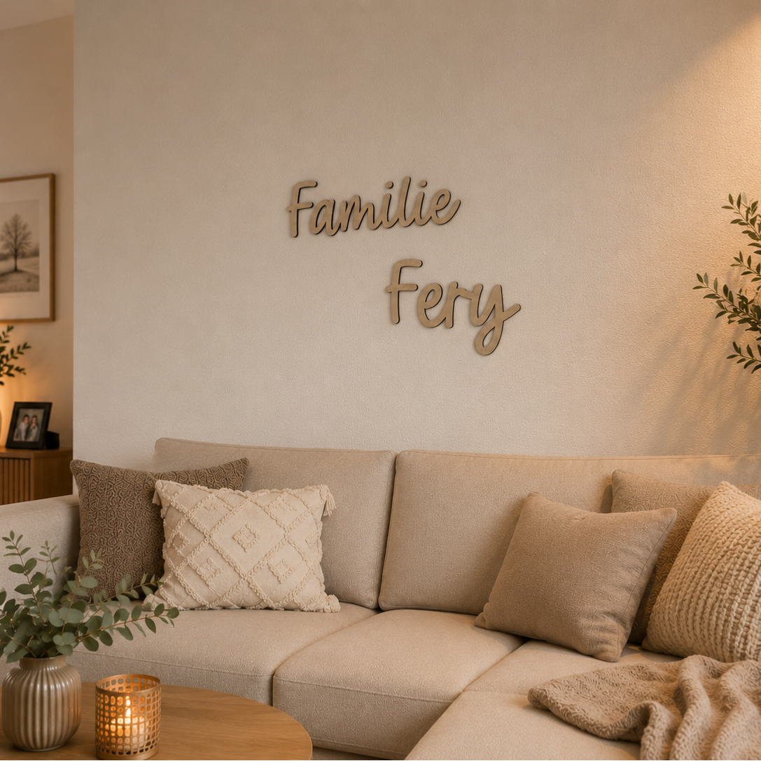 Wandschild - Familie