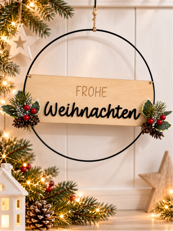 Türkranz - Frohe Weihnachten