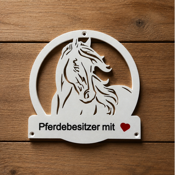Schild - Pferd