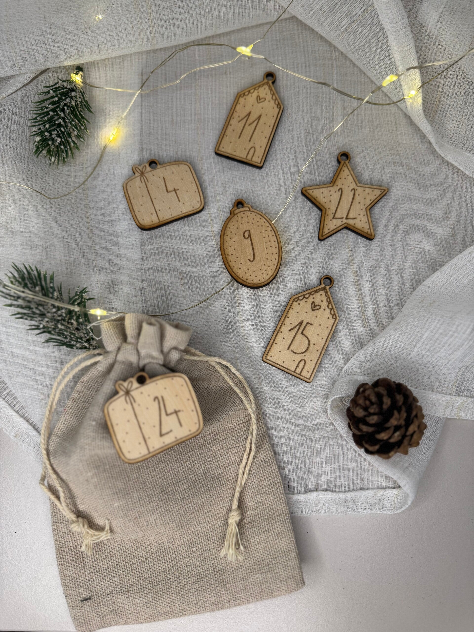 Adventkalenderzahlen