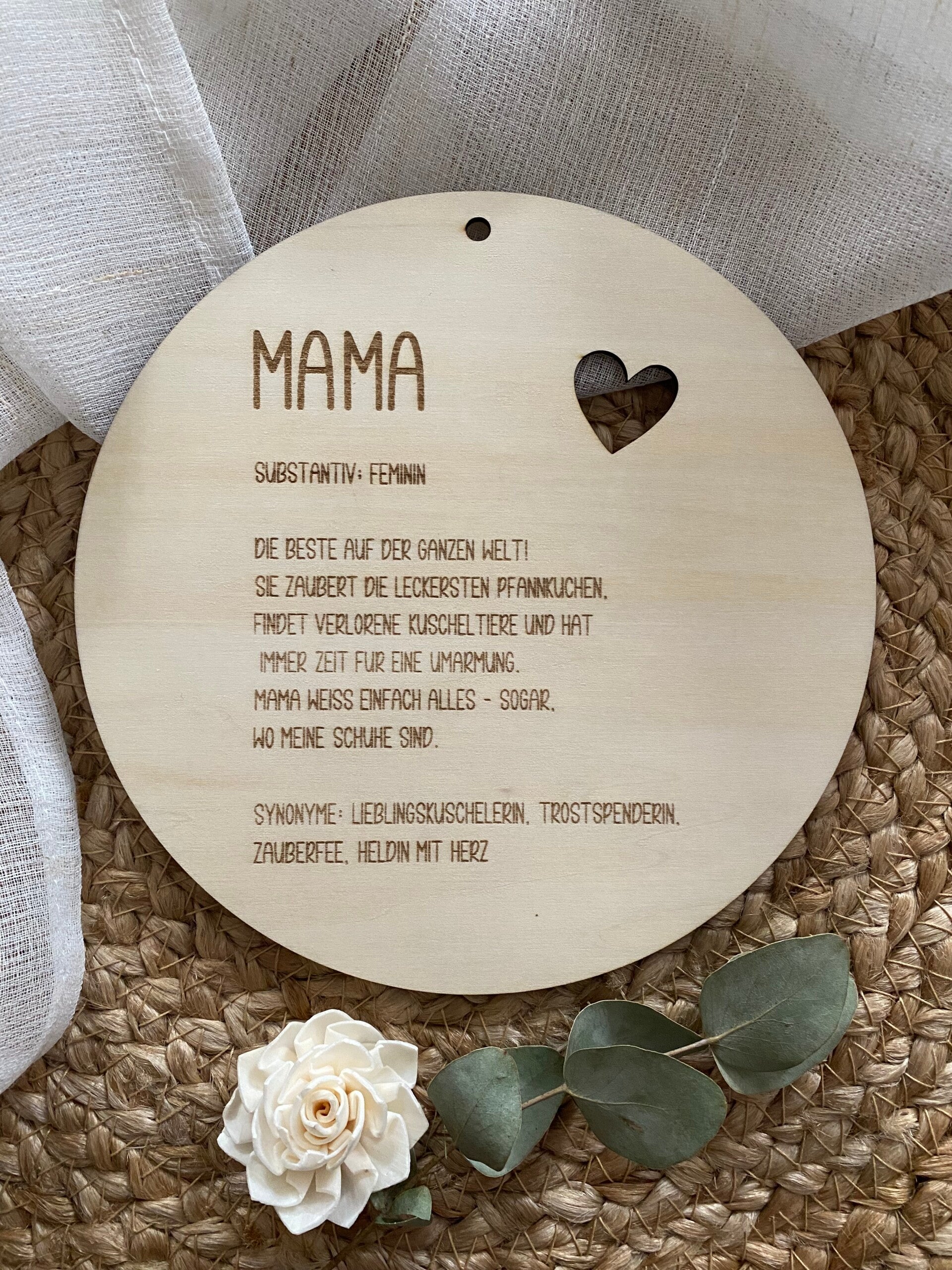Schild - Mama