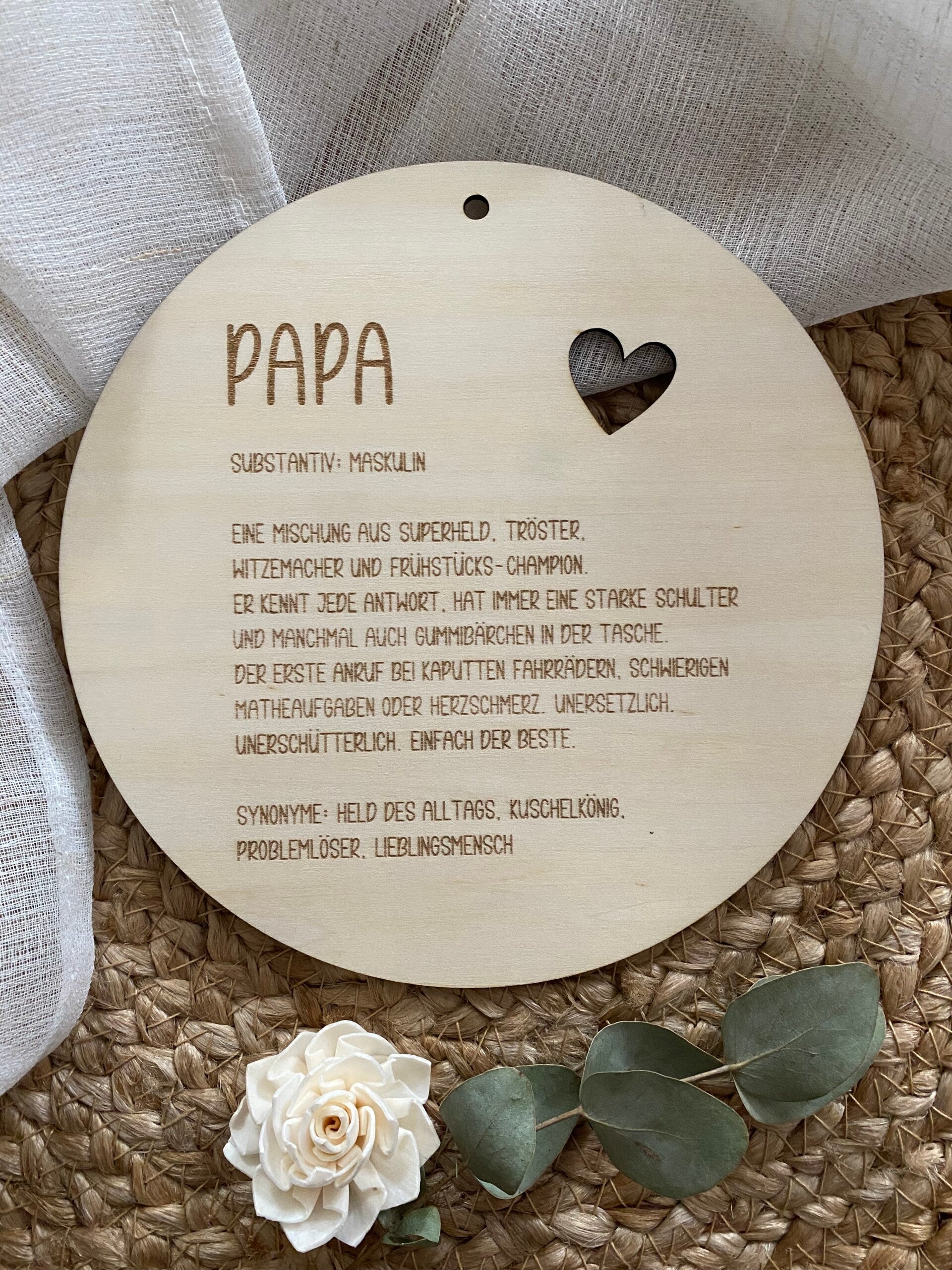 Schild - Papa
