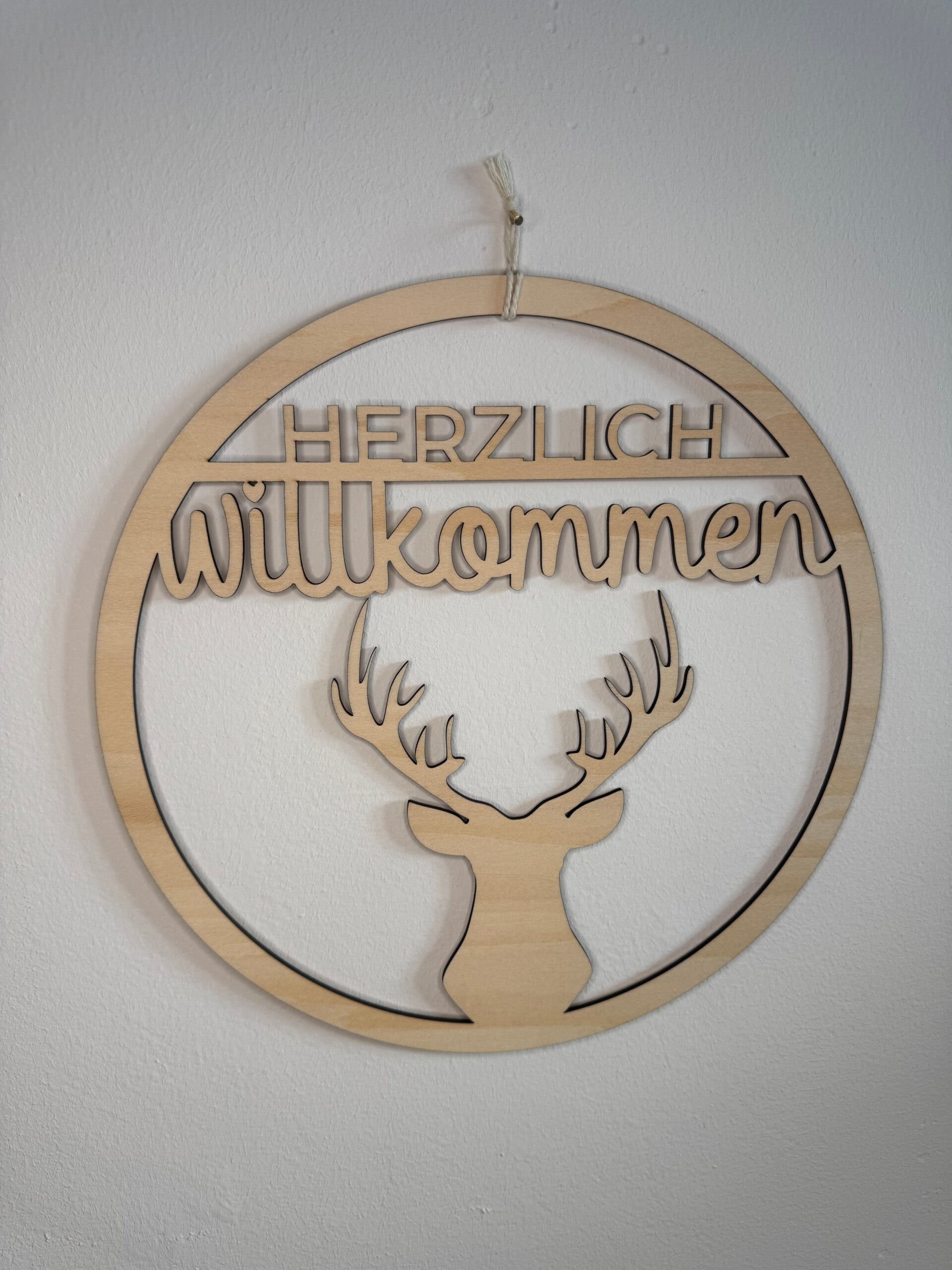 Schild - Hirsch