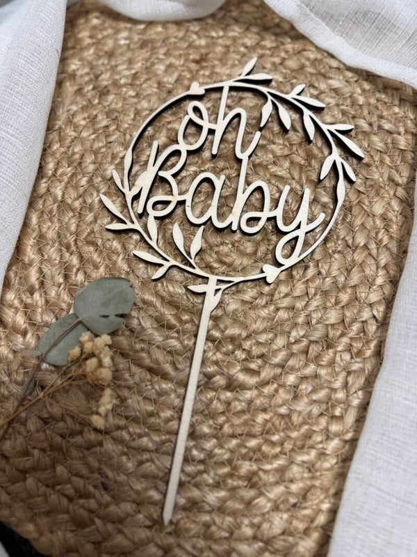 Caketopper - oh Baby