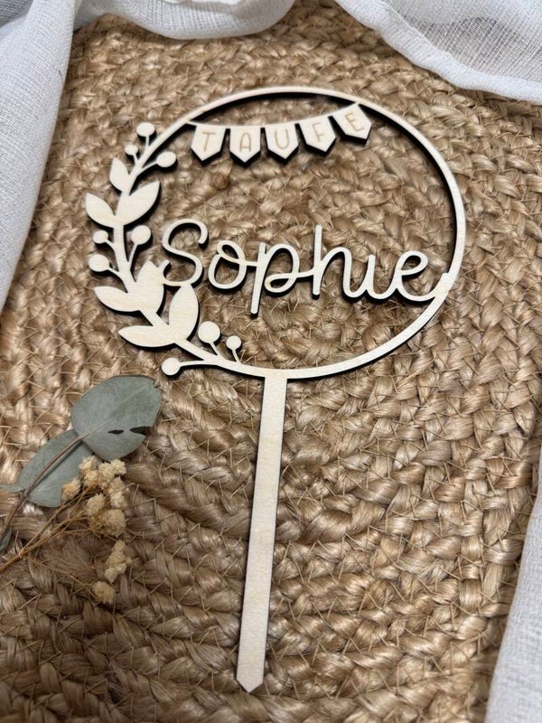 Caketopper - Taufe