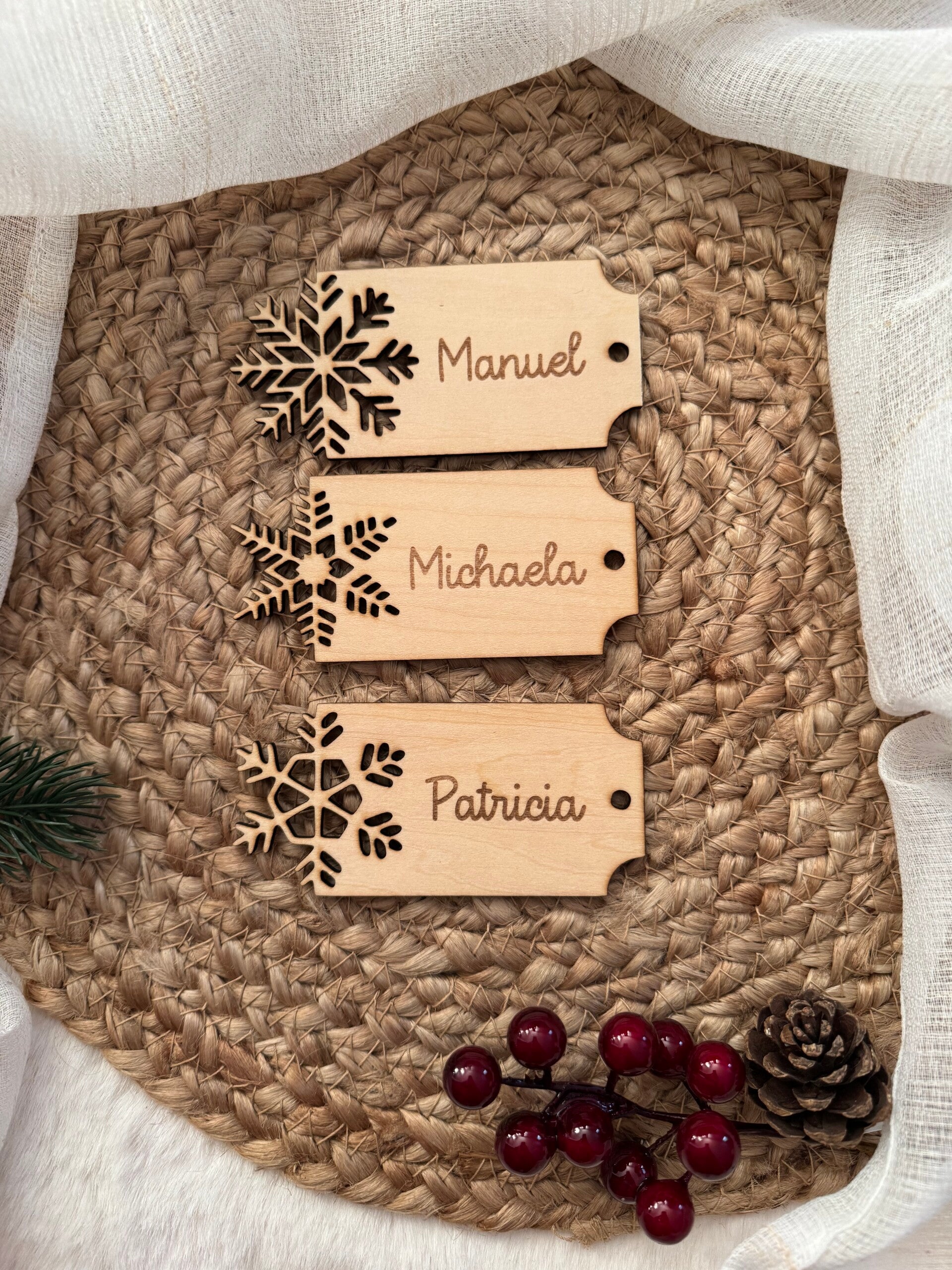 Weihnachtsanhänger - Name