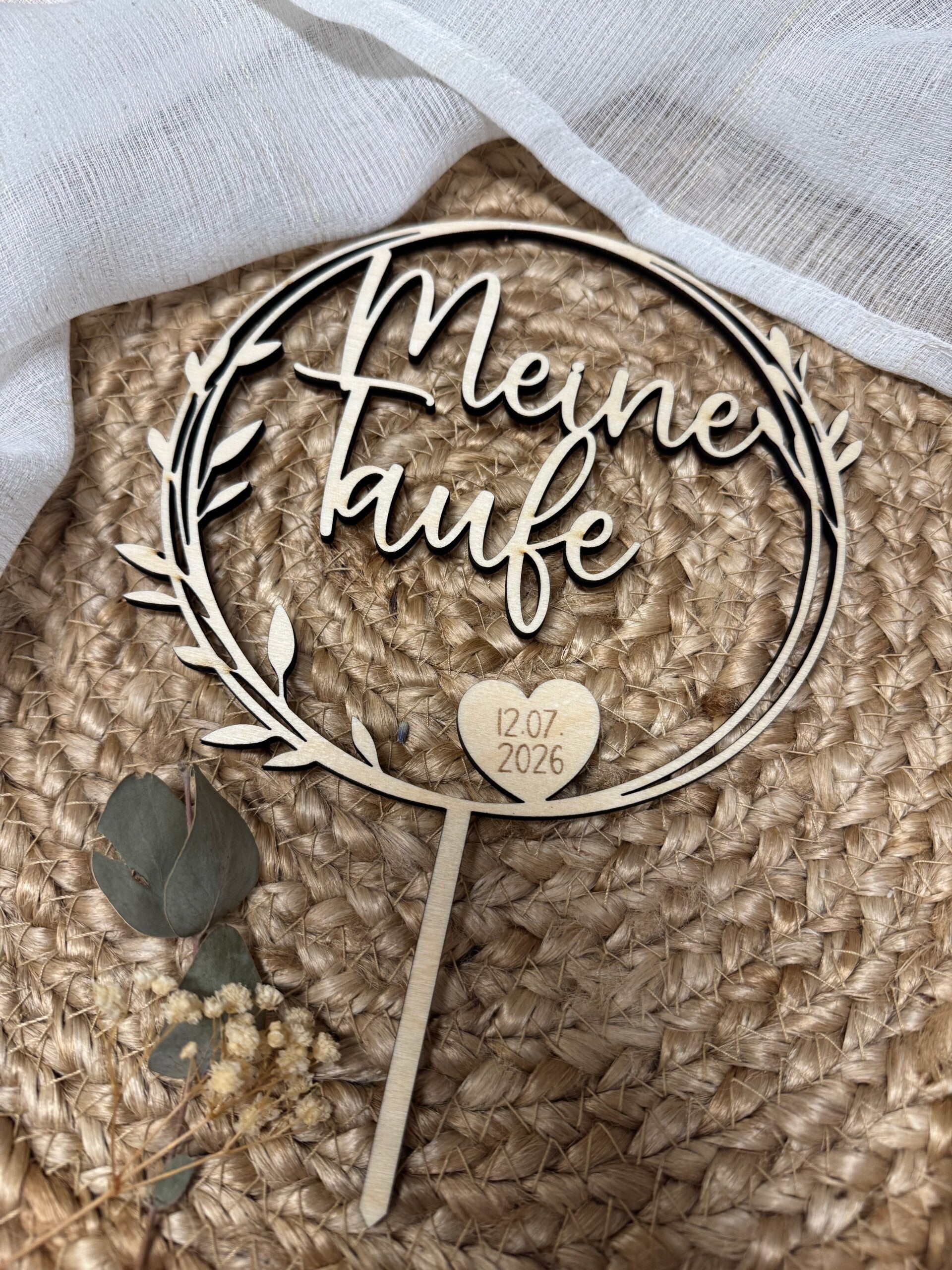 Caketopper - Taufe