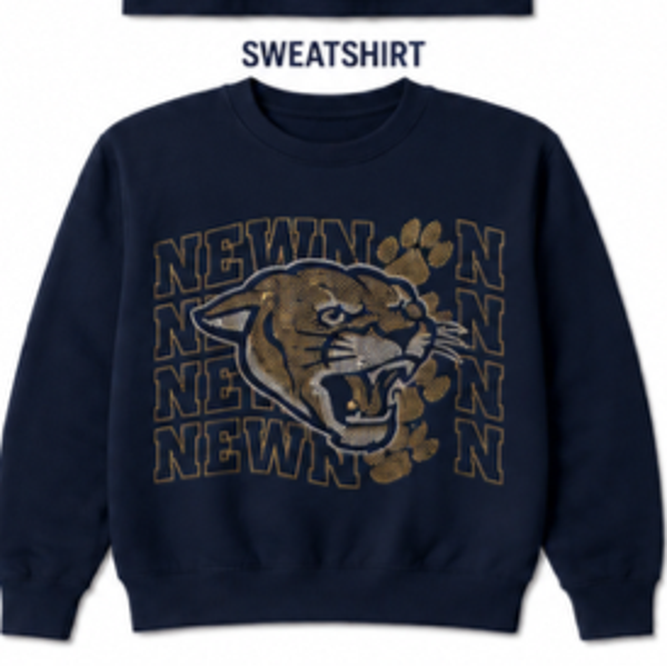 Cougar Sweatshirt Rhinestone