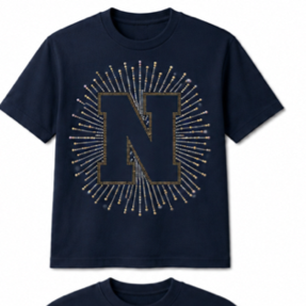 Big N Rhinestone T shirt