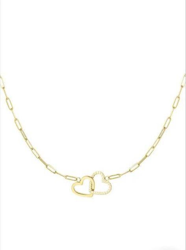 ❥ketting - twin heart