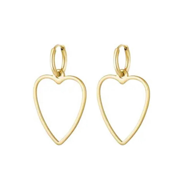 ❥Oorbellen - open hart