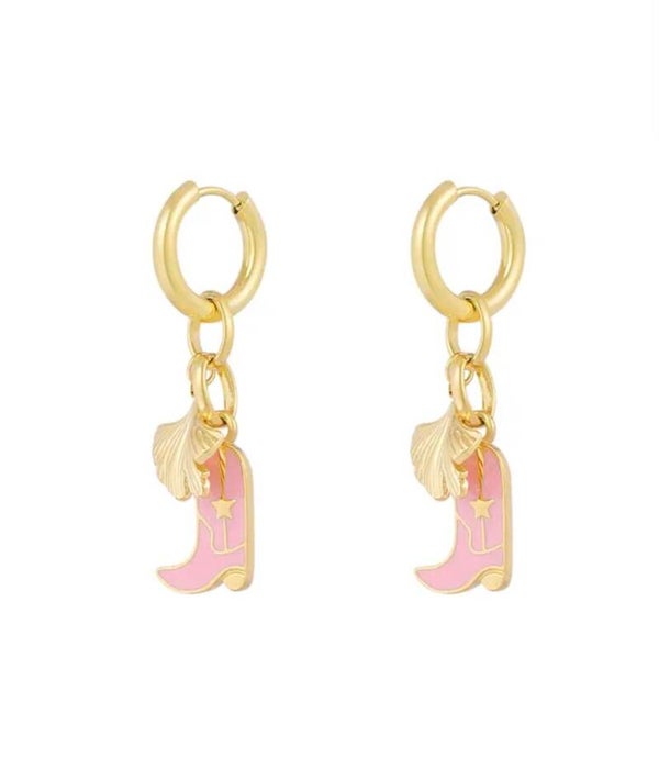 ❥oorbellen - cowboy boots