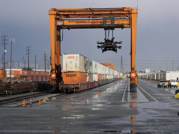 freaight Train Just Pulled in