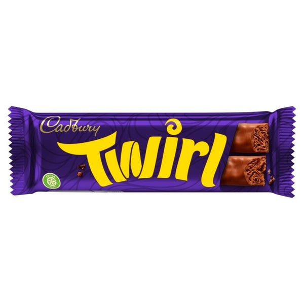 Cadbury Twirl Chocolate Bars 48 x 43g Bars