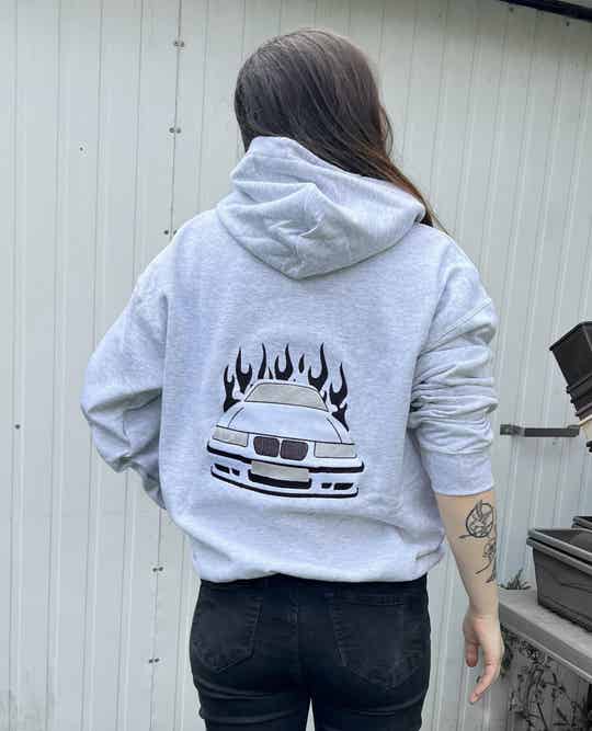 Opgevulde tekening of logo - hoodie/sweater