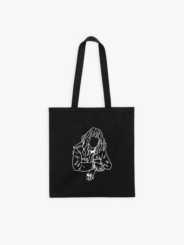 Eddie linedrawing - tote bag