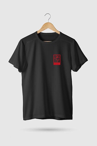 Polaroid frame lijntekening - tee