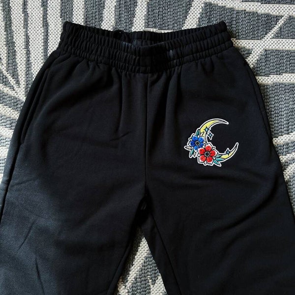 CINDY FREY X BLUE MELON - FLORAL MOON - SWEATPANTS