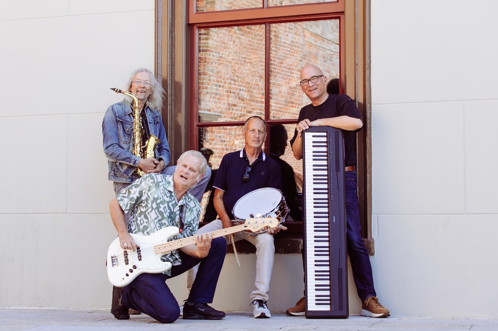 Foto van de huisband van Jazz-Dokkum in de Abdij.