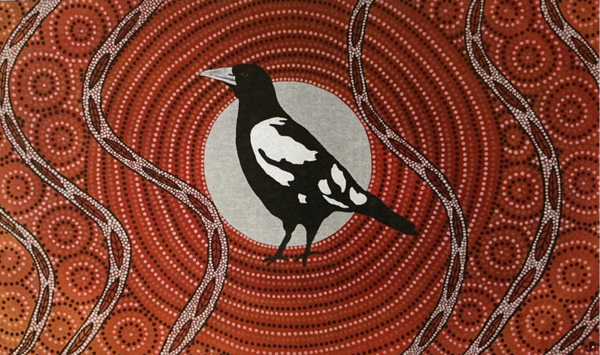 Aboriginal art: Acrylic on canvas