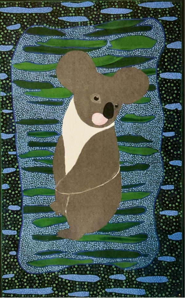 Aboriginal art: Acrylic on canvas