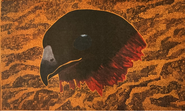 Aboriginal wall art: Acrylic on canvas