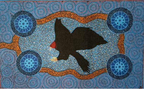 Aboriginal art: Acrylic on canvas