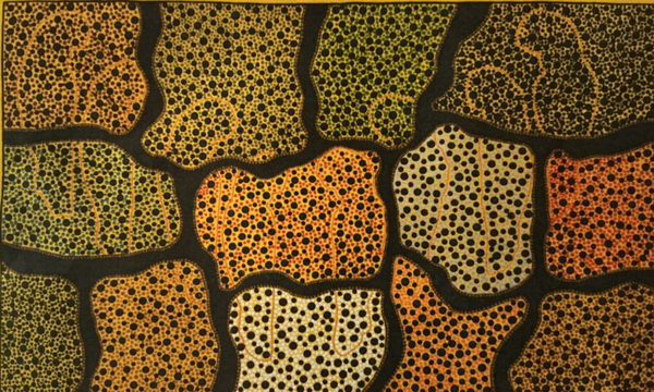 Aboriginal wall art: Acrylic on canvas
