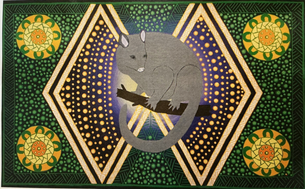 Aboriginal wall art: Acrylic on canvas